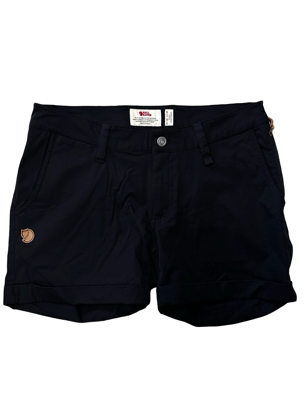 FJALLRaven Black Hiking Shorts Size 29 Outdoor Walking Trail Mountain Utility